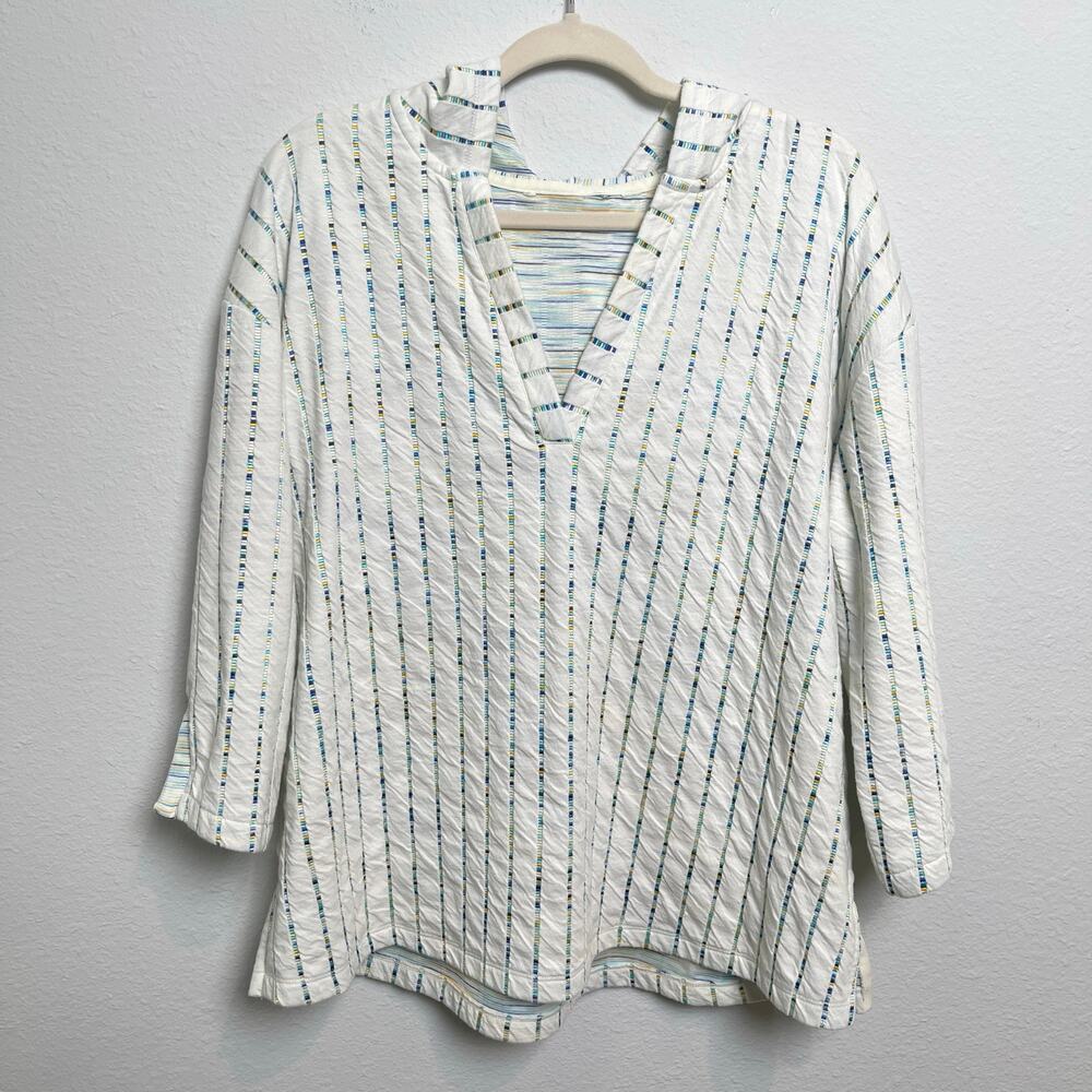 Isaac Mizrahi Live! Novelty Knit Relaxed Fit 3/4-Sleeve Pullover - Picture 4 of 14